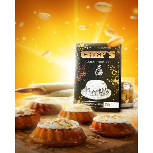Табак Chefs Rum Baby Muffin (Ромовая баба) 40 гр