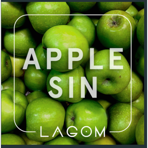 Табак Lagom Main Apple Sin (Зеленое Яблоко) 200 гр